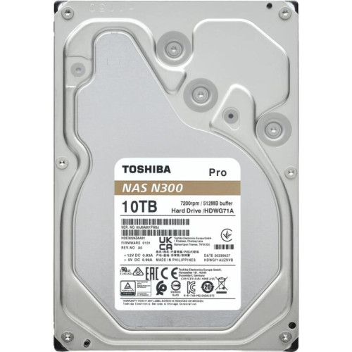 Жесткий диск/ HDD Toshiba N300 NAS PRO  SATA3 3.5