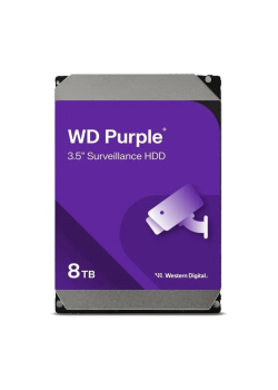 Жесткий диск/ HDD WD SATA3 8Tb Purple 5640 256Mb 1 year warranty