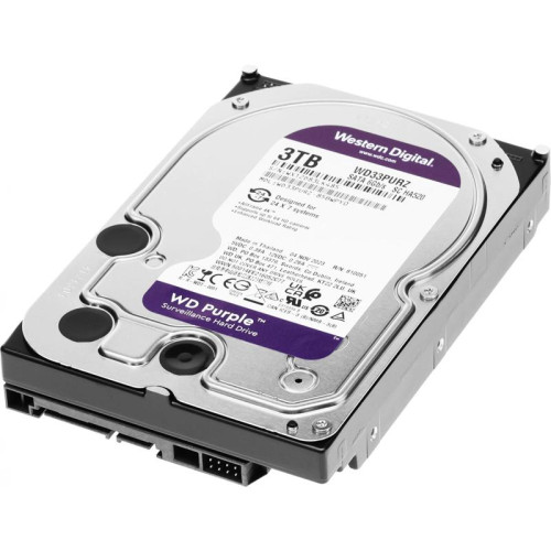 Жесткий диск WD SATA-III 3TB WD33PURZ Surveillance Purple (5400rpm) 256Mb 3.5