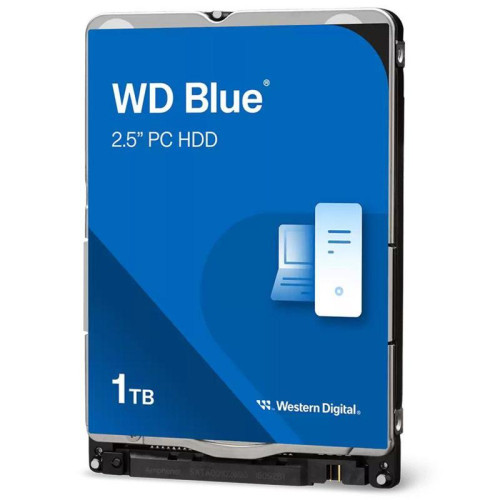 Жесткий диск WD SATA-III 1Tb WD10SPZX Notebook Blue (5400rpm) 128Mb 2.5