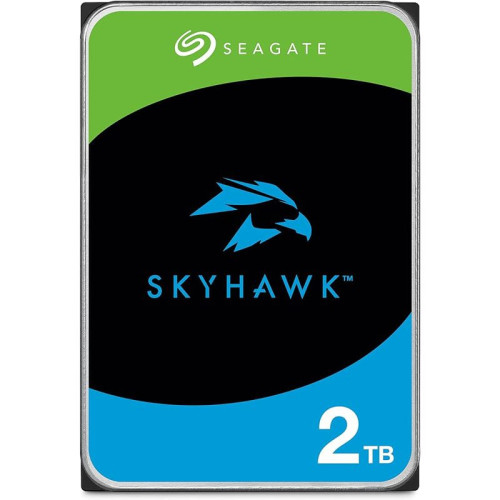 Жесткий диск/ HDD Seagate SATA 2Tb  SkyHawk  5400 rmp 6Gb/s 256Mb 1 year warranty (replacement ST2000VX008, ST2000VX015, WD23PURZ, ST2000VM003)