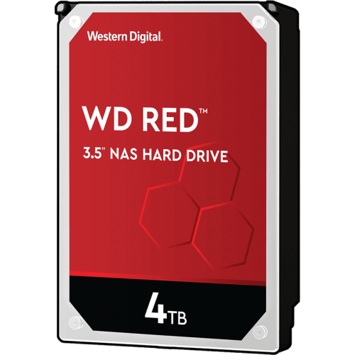 Жесткий диск/ HDD WD SATA3 4Tb NAS Red 5400 256Mb 1 year warranty