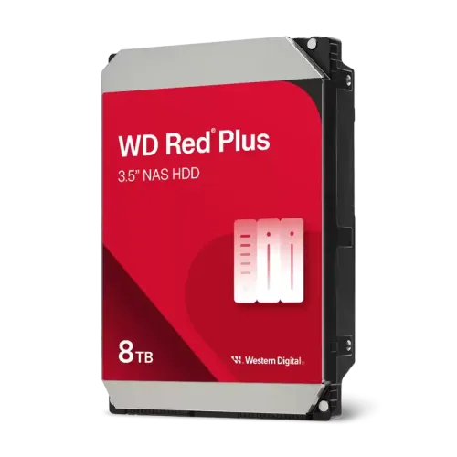 Жесткий диск/ HDD WD SATA3 8TB Red Plus 5640RPM 256MB 1 year warranty