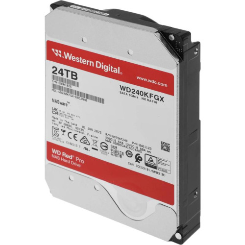 Жесткий диск WD SATA-III 24TB WD240KFGX NAS Red Pro (7200rpm) 512Mb 3.5