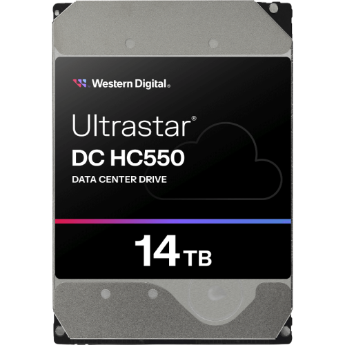 Жесткий диск/ HDD WD SAS Server 14Tb Ultrastar DC HC550 7200 12Gb/s 512MB 1 year warranty (replacement MG09SCA14TE, ST14000NM004J, ST14000NM002G)