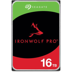 Жесткий диск HDD Seagate SATA3 16 Tb  IronWolf Pro NAS 7200 6Gb/s 256Mb 1 year warranty  (replacement ST16000VN001)