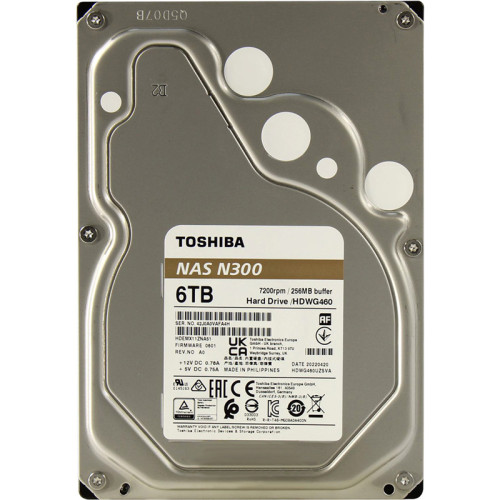 Жесткий диск/ HDD Toshiba N300 NAS SATA3 6Tb 3.5 Жесткий диск/ HDD Toshiba N300 NAS SATA3 6Tb 3.5