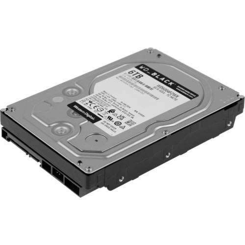 Жесткий диск WD SATA-III 6TB WD6004FZWX Desktop Black (7200rpm) 128Mb 3.5