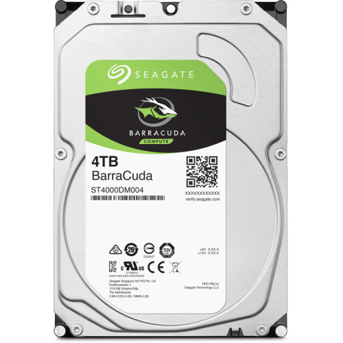 Жесткий диск Seagate 4TB Barracuda, SATA III, 3.5