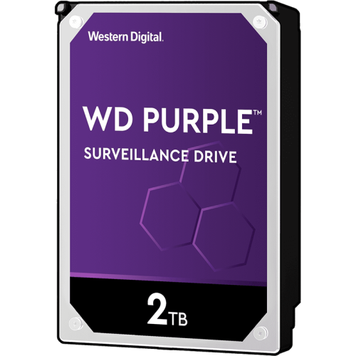 Жесткий диск/ HDD WD SATA3 2Tb Purple Video 64Mb