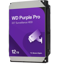 Жесткий диск HDD WD SATA3 12Tb Purple 7200RPM 256Mb 1 year warranty (replacement WD121PURP, WD121PURZ)