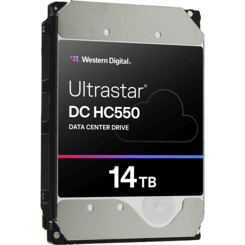 Жесткий диск/ HDD WD SAS Server 14Tb Ultrastar DC HC550 7200 12Gb/s 512MB 1 year warranty (replacement MG09SCA14TE, ST14000NM004J, ST14000NM002G)