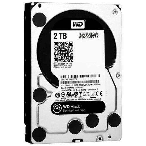 Жесткий диск/ HDD WD SATA3 2Tb Caviar Black 7200 64Mb