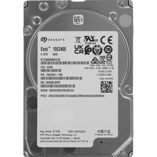 Жесткий диск Seagate SAS 3.0 2400Gb ST2400MM0129 Enterprise Performance (10000rpm) 256Mb 2.5