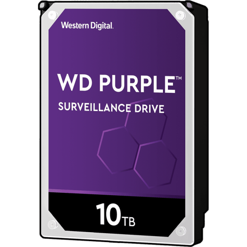 Жесткий диск/ HDD WD SATA3 10Tb Purple DV&NVR 7200 256Mb 1 year warranty