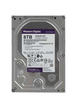Жесткий диск/ HDD WD SATA3 8Tb Purple Pro 7200 rmp 256MB  1 year warranty (replacement WD8001PURP)