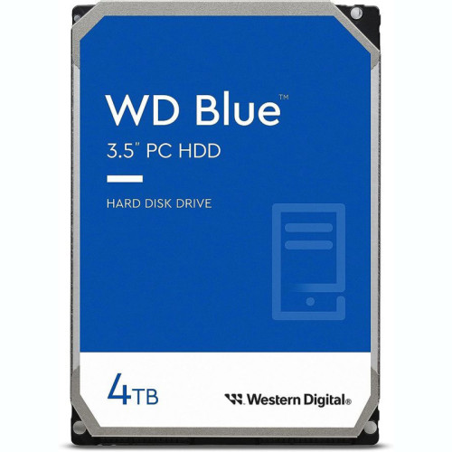 Жесткий диск/ HDD WD SATA3 4TB Blue 5400 RPM 256Mb 1 year warranty (replacement WD40EZAZ,WD40EZRZ)