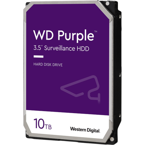 Жесткий диск/ HDD WD SATA3 10Tb Purple DV&NVR 7200 256Mb 1 year warranty