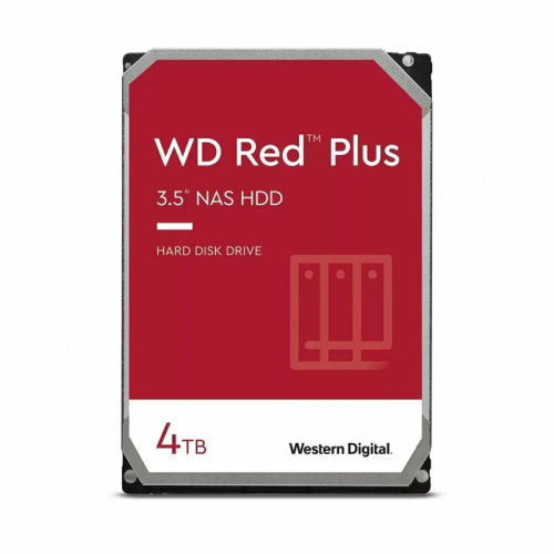 Жесткий диск HDD WD SATA3 4Tb NAS Red Plus 5400 256Mb 1 year warranty