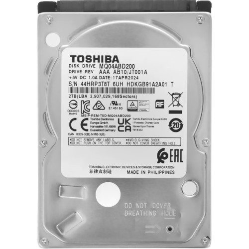 Жесткий диск/ HDD Toshiba SATA 2TB 2.5