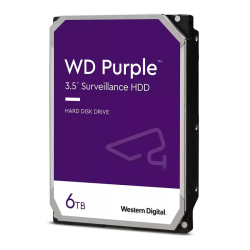 Жесткий диск/ HDD WD SATA3 6TB Purple 5400 RPM 256Mb 1 year warranty (replacement WD62PURZ, WD63PURZ)