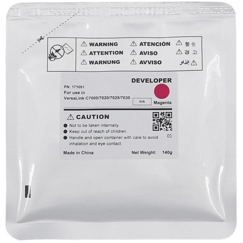 -/ Девелопер для XEROX VersaLink C7000/C7020/C7025/7C030 (CET) Magenta, 140г, 400000 стр.