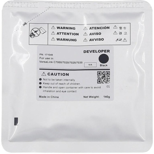 -/ Девелопер для XEROX VersaLink C7000/C7020/C7025/7C030 (CET) Black, 140г, 400000 стр.