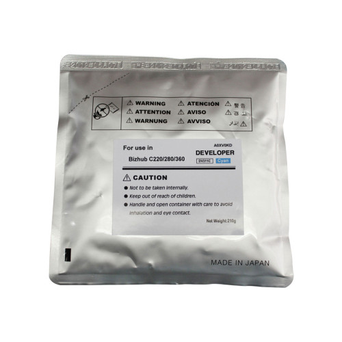 -/ Девелопер для KONICA MINOLTA Bizhub C220/C280/C360 (CET) Cyan, 210г/пак, 114000 стр.