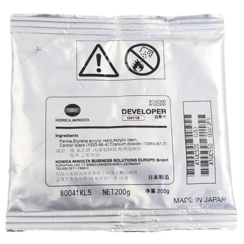 -/ Девелопер DV-116 для KONICA MINOLTA Bizhub 164/184/195/215 (CET), 170г